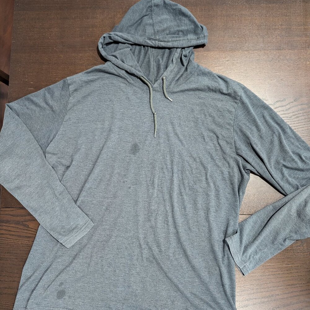 Gildan Light Hoodie Men Pullover Plain Hooded Sweatshirt Grey XL Mens